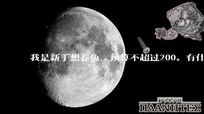 我是新手想养鱼，预算不超过200。有什么好的建议或者禁忌吗。？